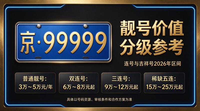 北京闲置京牌照出租展示图